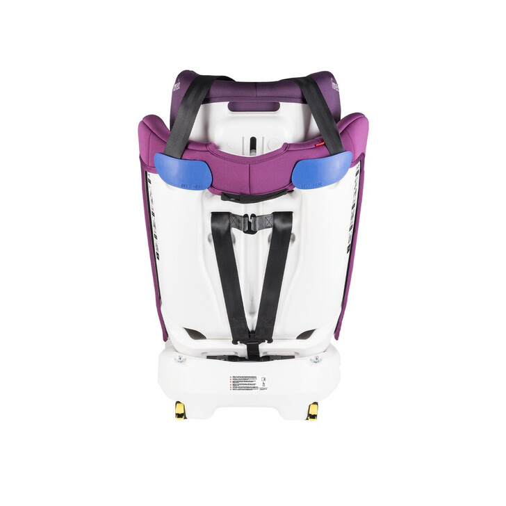 Lionelo - Scaun auto Bastiaan Pozitie de somn, Rotire 360 grade, 0-36 Kg, Cu Isofix si Centura Top Tether, Violet