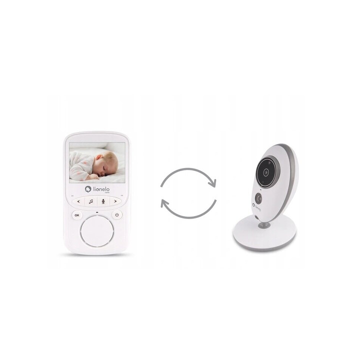 Lionelo - Videofon Babyline 5.1 , Wireless, Cu melodii, Cu doua camere independente