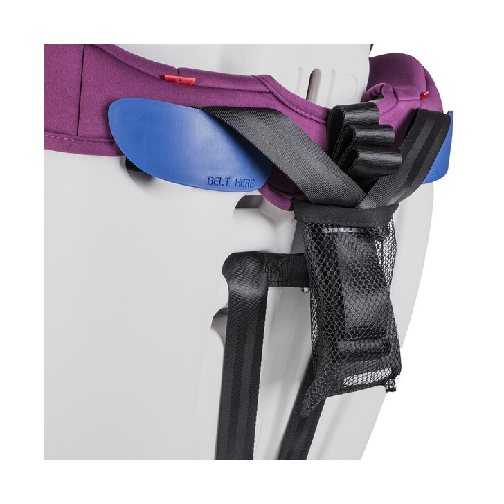 Lionelo - Scaun auto Bastiaan Pozitie de somn, Rotire 360 grade, 0-36 Kg, Cu Isofix si Centura Top Tether, Violet