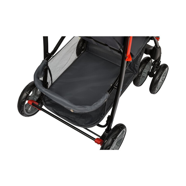 Lionelo - Carucior sport Emma Plus, Cu tavita, 2 Suporturi pentru pahar, Geanta accesorii, Blue Scandi