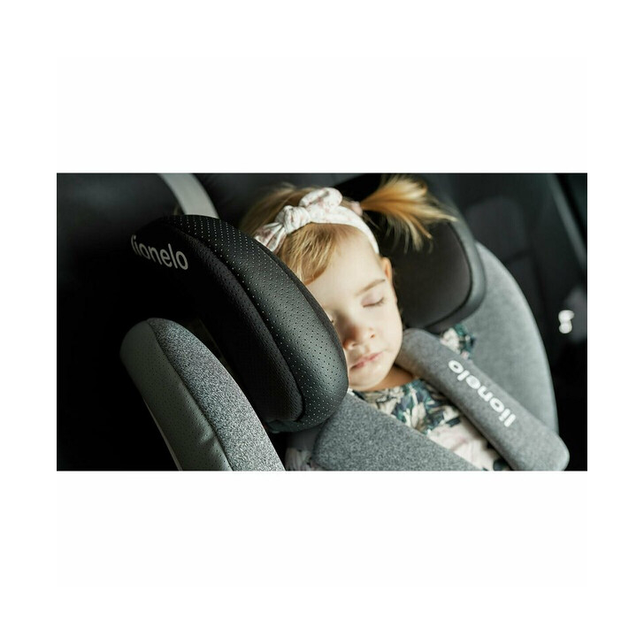 Lionelo - Scaun auto Oliver Carbon Spatar reglabil, Protectie laterala, Top Tether, 9-36 Kg, cu Isofix, Negru