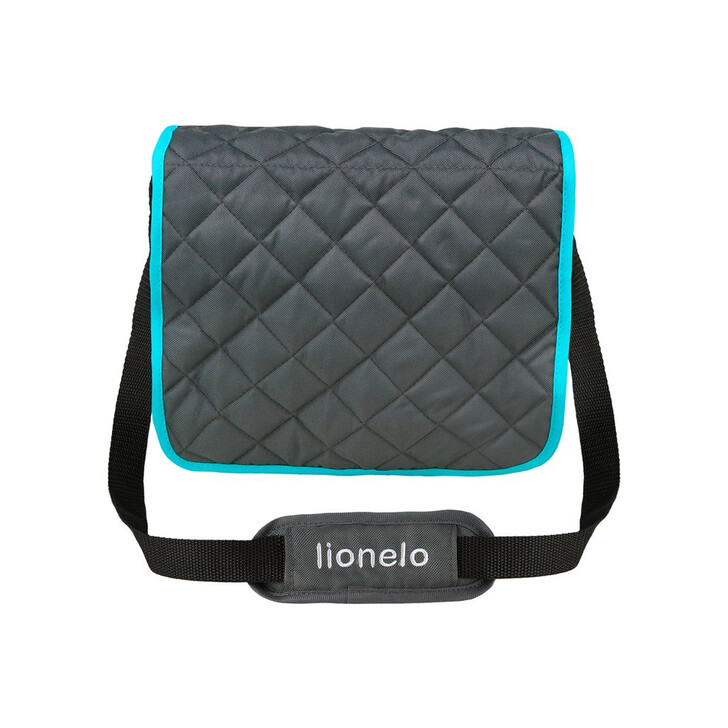 Lionelo - Carucior sport Emma Plus, Cu tavita, 2 Suporturi pentru pahar, Geanta accesorii, Vivid Turquoise