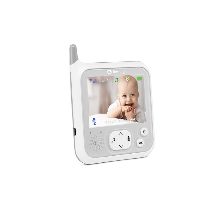 Lionelo - Videofon Babyline 7.1 , Cu melodii, Cu lampa inclusa