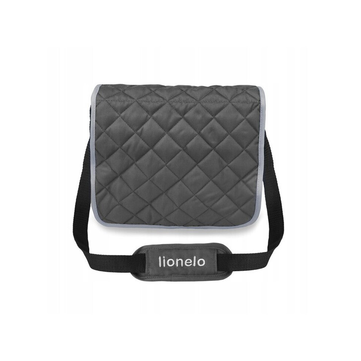 Lionelo - Carucior sport Emma Plus, Cu tavita, 2 Suporturi pentru pahar, Geanta accesorii, Stone