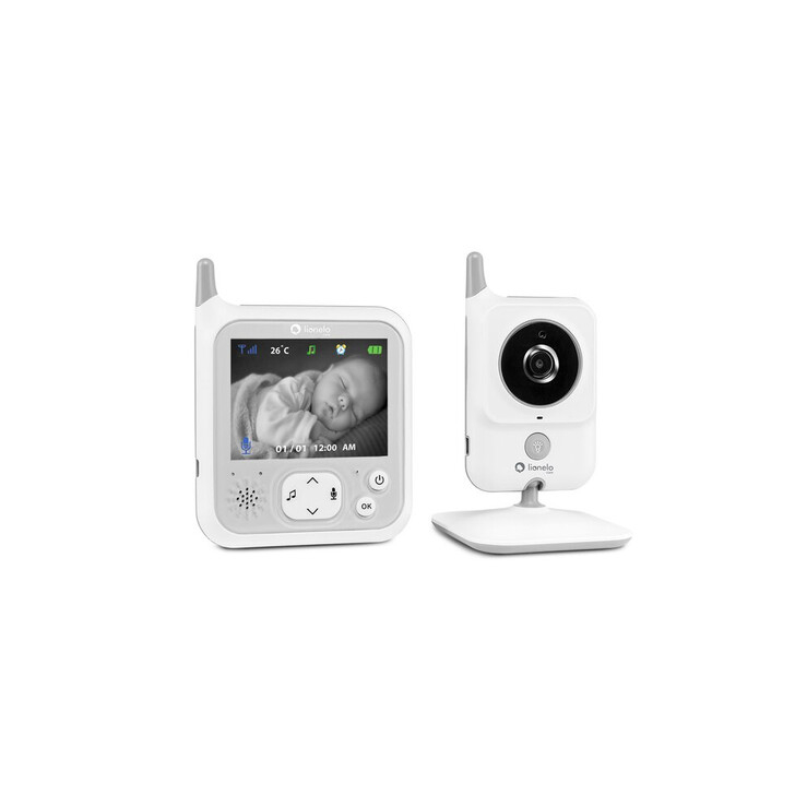 Lionelo - Videofon Babyline 7.1 , Cu melodii, Cu lampa inclusa