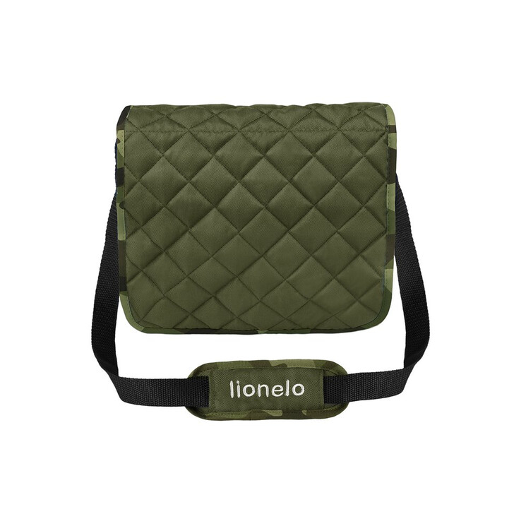 Lionelo - Carucior sport Emma Plus, Cu tavita, 2 Suporturi pentru pahar, Geanta accesorii, Forest Green