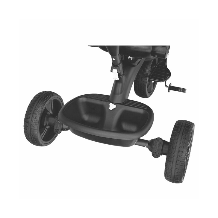 Lionelo - Tricicleta Kori Grey Stone Suport picioare, Control al directiei, Scaun reversibil, Rotire 360 grade, Pliabila