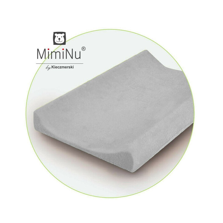MimiNu - Husa universala pentru saltea de infasat, Cu elastic, Din Jersey, Gray