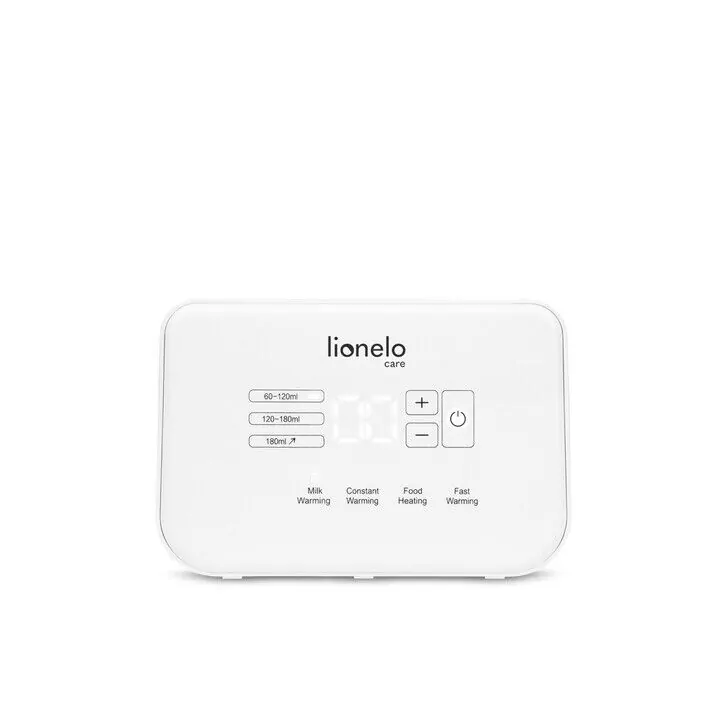 Lionelo - Incalzitor biberoane ThermUp Double, 2 biberoane, 3 - 5 min, Temperatura constanta pana la 24 h, Sterilizare, Dezghetare, Fara BPA, Alb