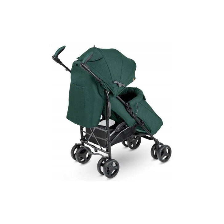 Lionelo - Carucior sport Irma, Cu husa de picioare, Cu plasa de tantari, Verde Inchis