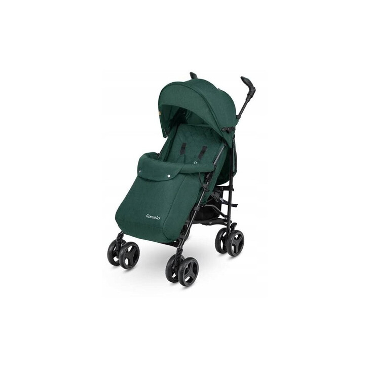 Lionelo - Carucior sport Irma, Cu husa de picioare, Cu plasa de tantari, Verde Inchis