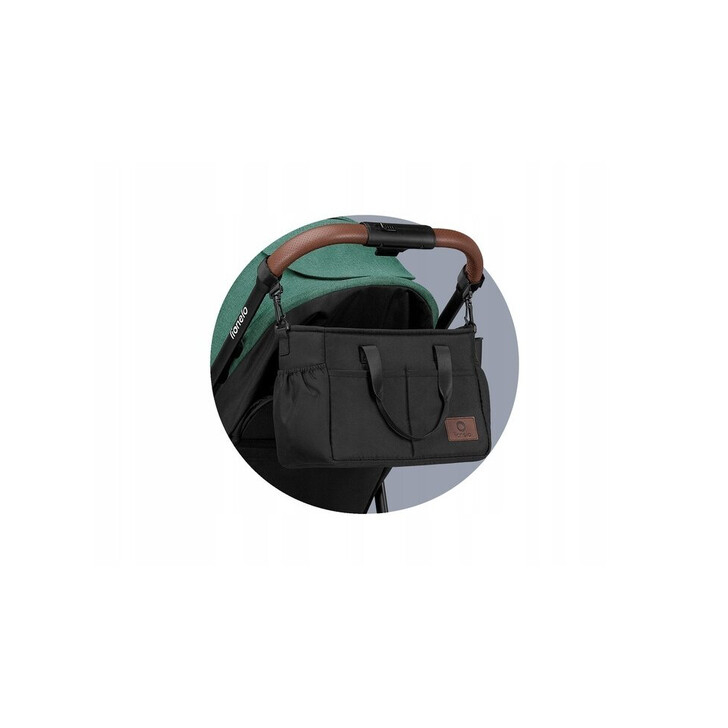 Lionelo - Carucior sport Alexia, 6 luni+, Cu geanta pentru parinti, Amortizoare, Suport pentru biberon/pahar, Plasa de tantari, Saculet de picioare, Cu UPF50+, Cadru din aluminiu, 0- 15 kg, Verde