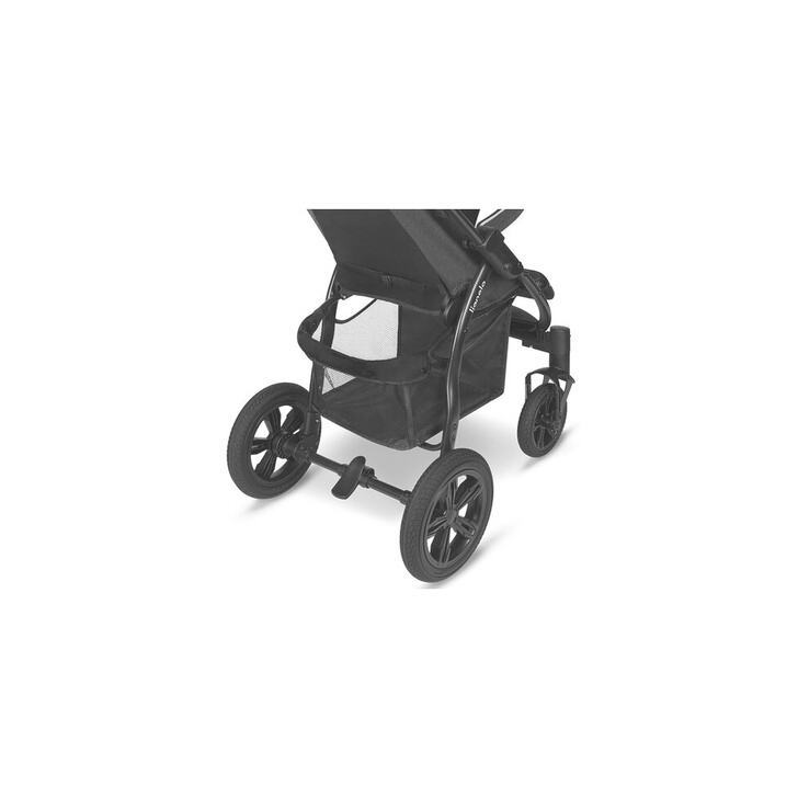 Lionelo - Carucior sport Annet Tour, De la nastere, Cu capotina impermeabila, Cu filtru UPF 50+, Cu maner reglabil, Plasa de tantari, Suport biberon, Saculet pentru picioare, Pana la 22 kg, Negru