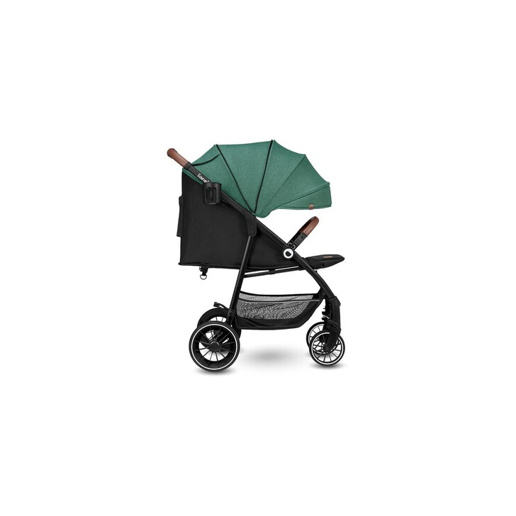 Lionelo - Carucior sport Alexia, 6 luni+, Cu geanta pentru parinti, Amortizoare, Suport pentru biberon/pahar, Plasa de tantari, Saculet de picioare, Cu UPF50+, Cadru din aluminiu, 0- 15 kg, Verde