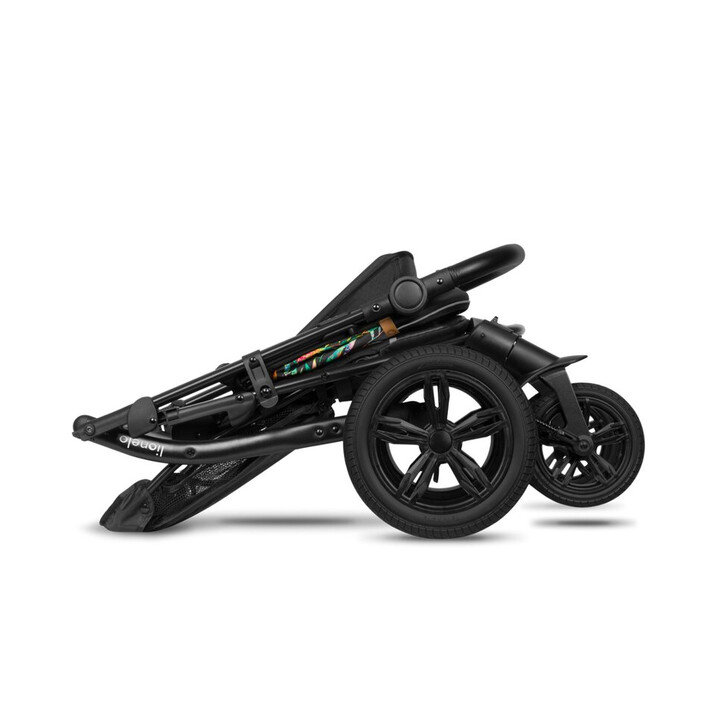 Lionelo - Carucior sport Annet Tour Dreamin, Editie Limitata, De la nastere, Cu capotina impermeabila, Cu filtru UPF 50+, Cu maner reglabil, Plasa de tantari, Suport biberon, Saculet pentru picioare, Pana la 22 kg, Negru