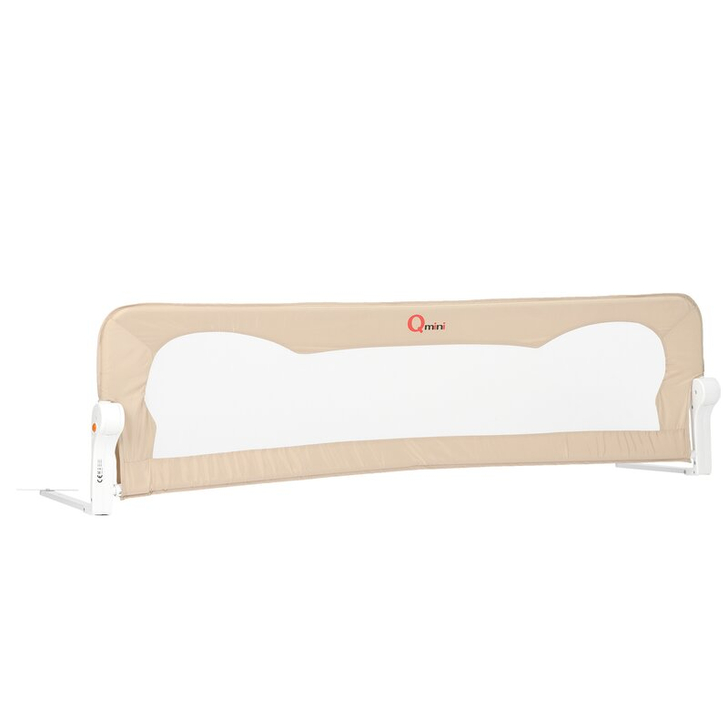 Qmini - Bariera de pat 150 x 42 cm, Rhea, Beige