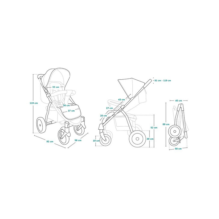 Lionelo - Carucior sport Annet Tour Dreamin, Editie Limitata, De la nastere, Cu capotina impermeabila, Cu filtru UPF 50+, Cu maner reglabil, Plasa de tantari, Suport biberon, Saculet pentru picioare, Pana la 22 kg, Negru