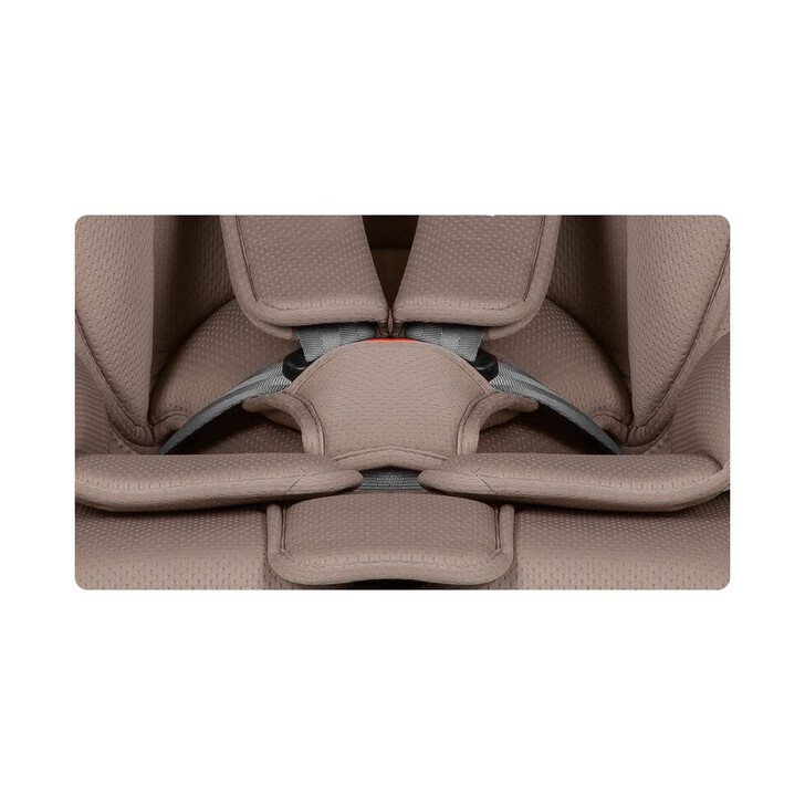 Lionelo - Scaun auto Sander Spatar reglabil, Forward-Facing sau Rear-Facing, Pozitie de somn, 0-36 Kg, Cu Isofix si centura Top Tether, Bej