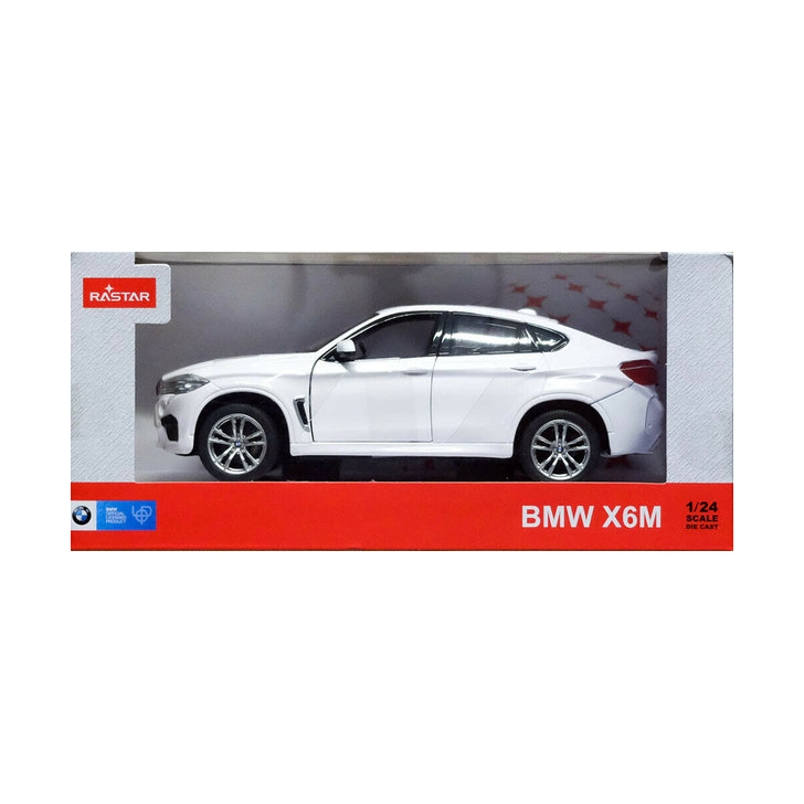 MASINUTA METALICA BMW X6M ALB SCARA 1 LA 24