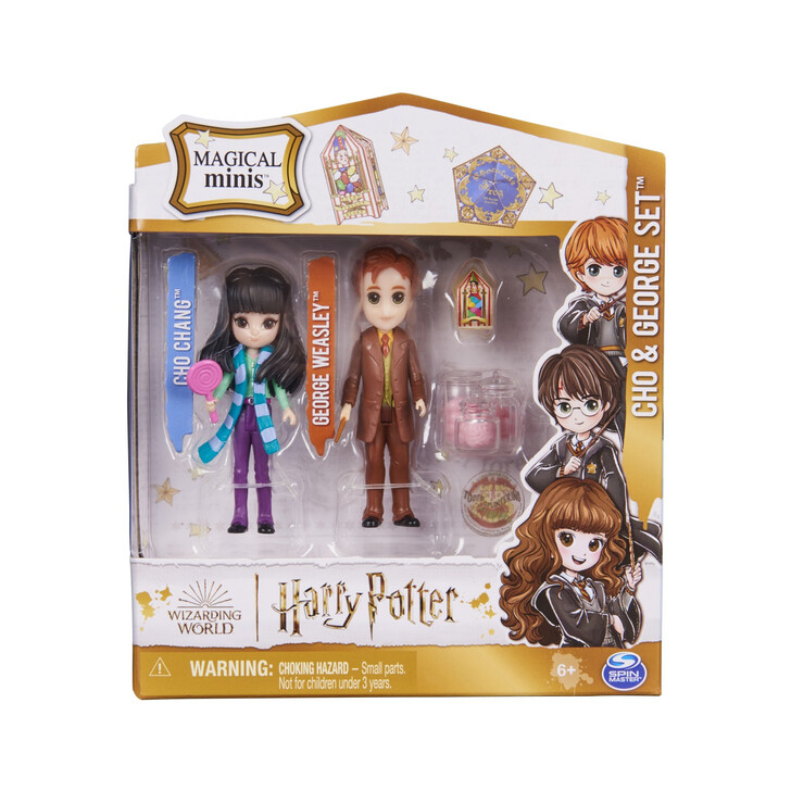 HARRY POTTER WIZARDING WORLD MAGICAL MINIS SET 2 FIGURINE CHO SI GEORGE