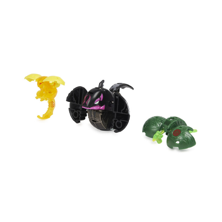 BAKUGAN PLATINUM POWERUP S4 WARRIOR WHALE NANO FURY SI NANO SLEDGE