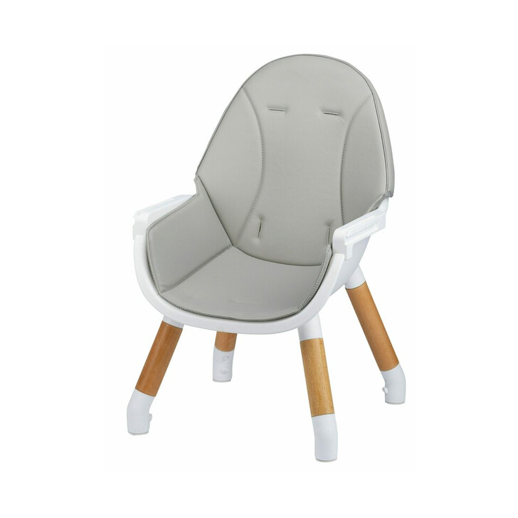 Scaun de masa 3 in 1, Multifunctional, Eos, Cu tavita reglabila si detasabila, FreeON, Grey