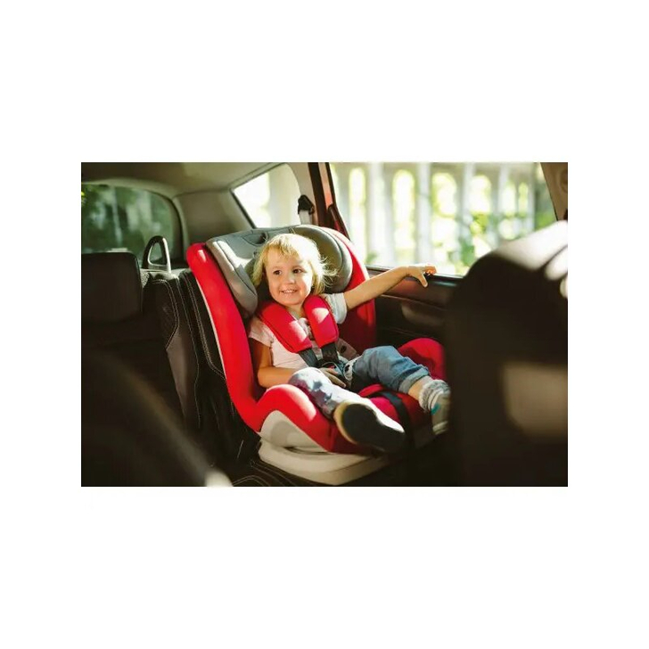 Scaun auto pentru copii, Ceres, Pentru grupele de greutate 9-36 Kg, Tehnologie Isofix, Centura Top Tether, Cu pozitie de somn si tetiera reglabila, FreeON, Red