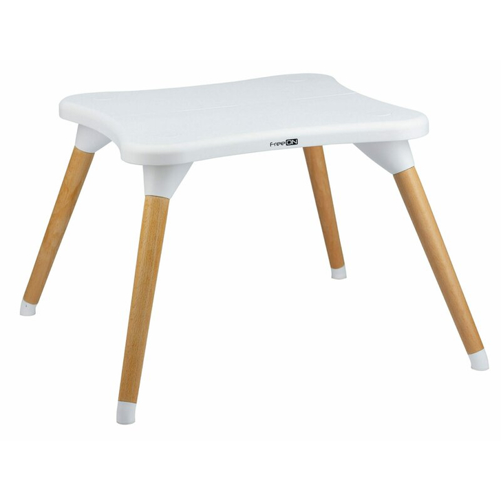 Scaun de masa 3 in 1, Multifunctional, Eos, Cu tavita reglabila si detasabila, FreeON, Grey