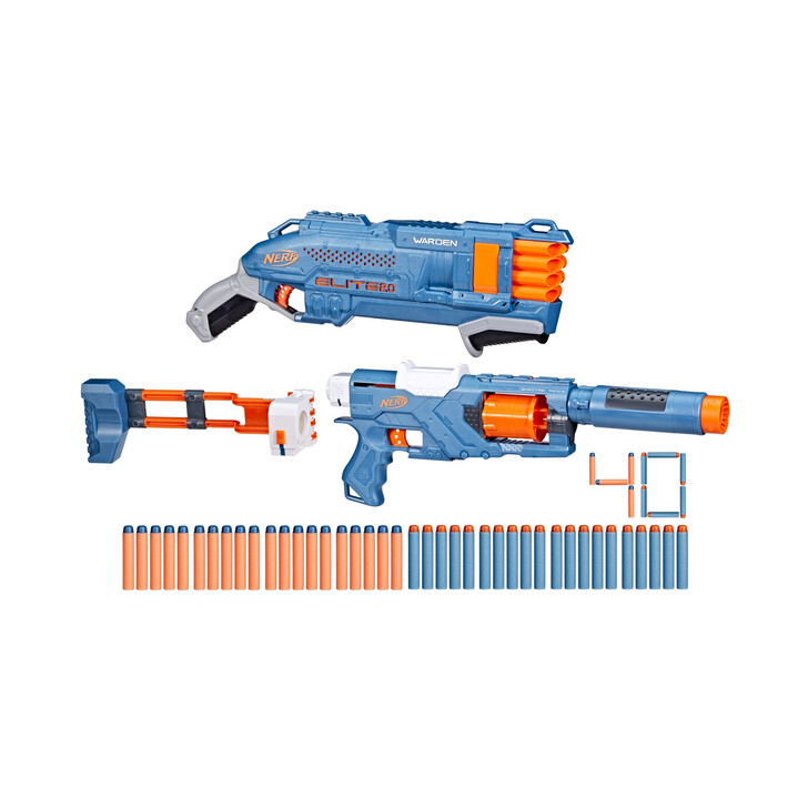 NERF BLASTER SET DUBLE DEFENSE ELITE 2.0