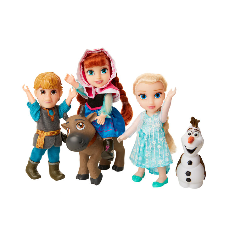 Set de joaca cu 5 mini figurine, Disney Frozen