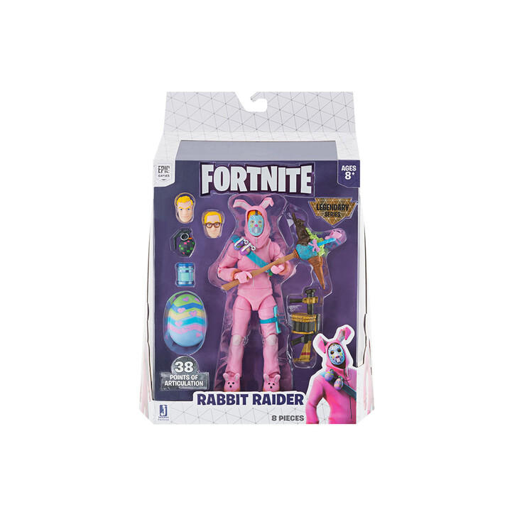 Figurina articulata cu accesorii Legendary Series Rabbit Raider, Fortnite