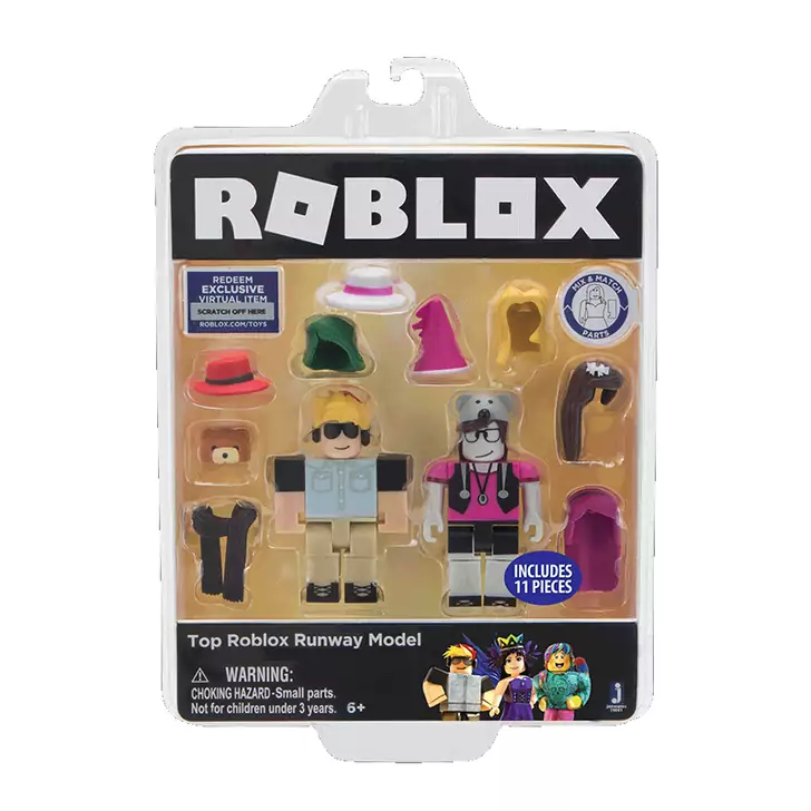Set figurine blister, Roblox Celebrity, Top Roblox Runway Model, 2 buc