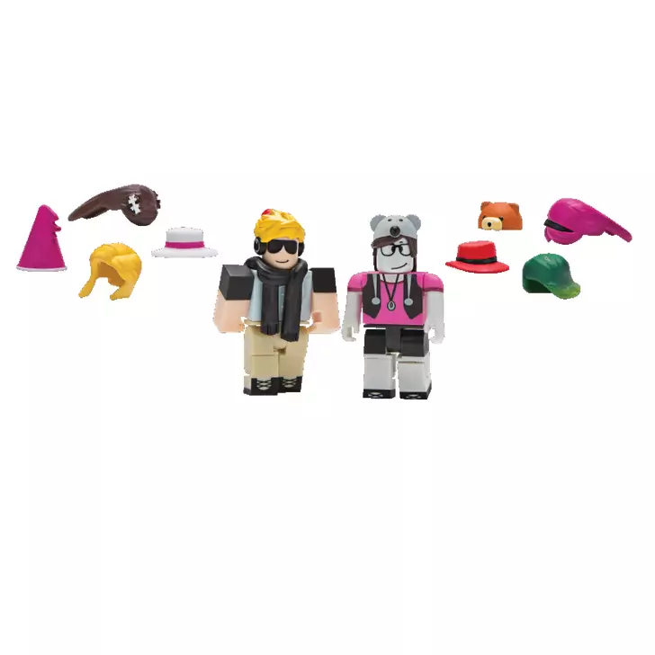Set figurine blister, Roblox Celebrity, Top Roblox Runway Model, 2 buc