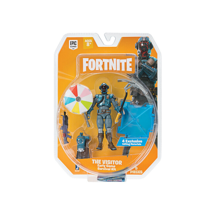 Figurina cu accesorii Early Game Survival Kit B The Visitor, Fortnite