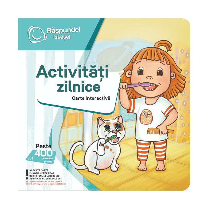 Raspundel Istetel, carte Activitati zilnice