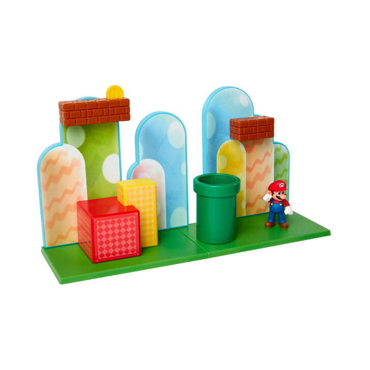 Set de joaca Campie de ghinde cu figurina 6 cm, Nintendo Mario
