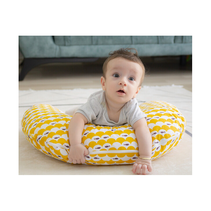 Perna pentru alaptat 2 in 1 Nursing Pillow (Culoare: Roz)