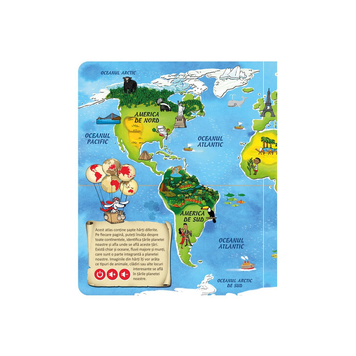 Raspundel Istetel, carte Atlasul lumii