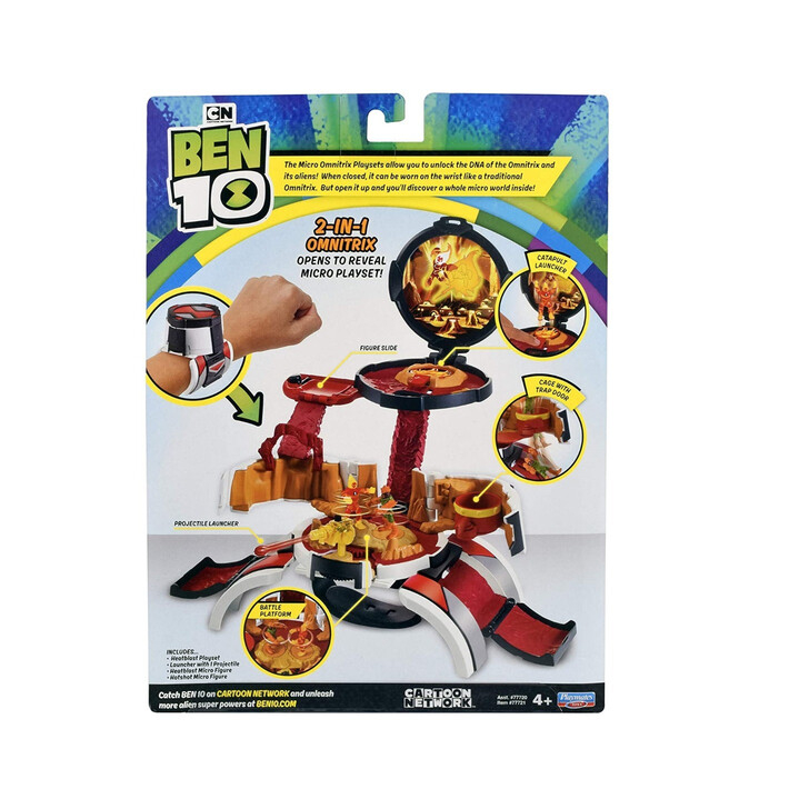 Set de joaca Micro Headblast Playset, Ben 10