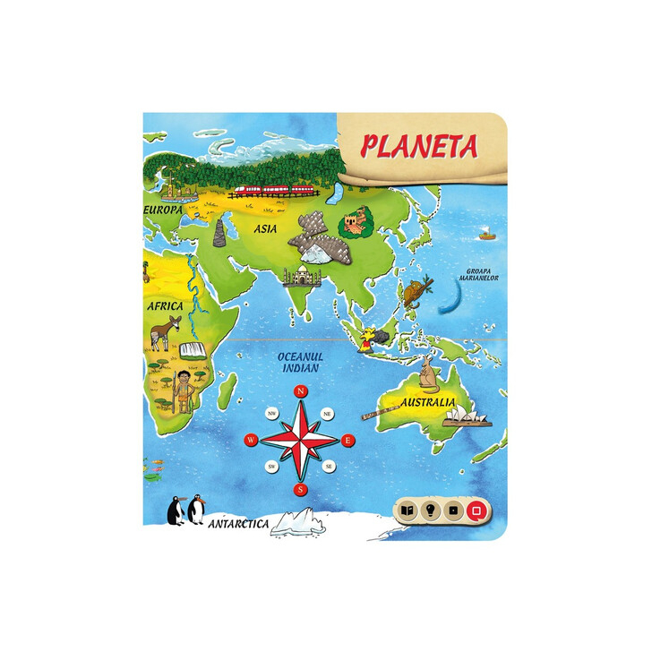 Raspundel Istetel, carte Atlasul lumii