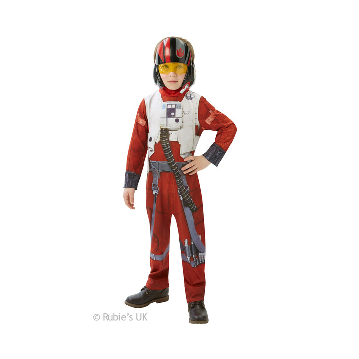 Costum X-Wing Fighter Pilor, Disney Star Wars, 5-6 ani