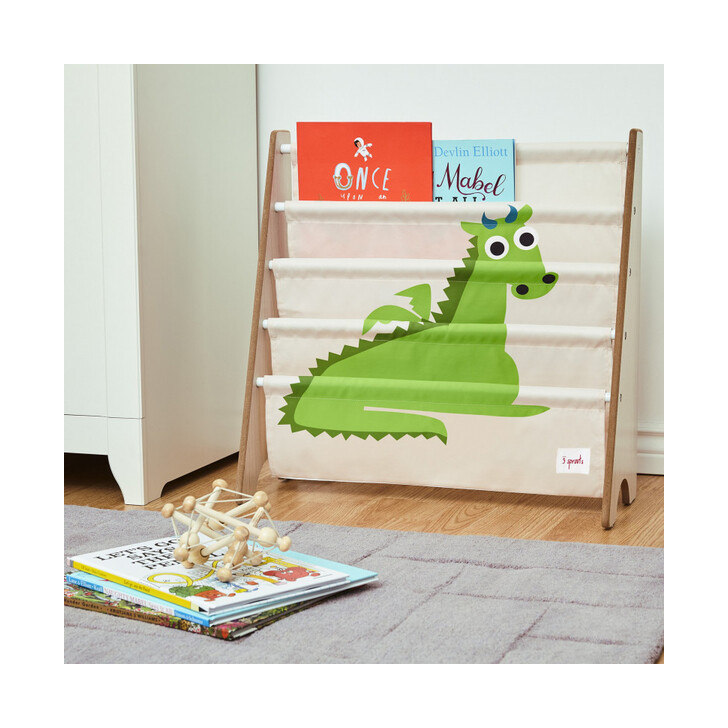 Raft organizator de carti pentru copii, Dragon, 3 Sprouts