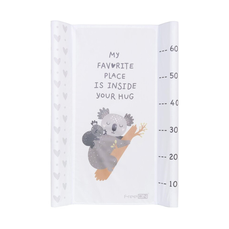 Saltea de infasat cu taliometru, Soft Love, FreeON, 70 x 50 cm, Koala