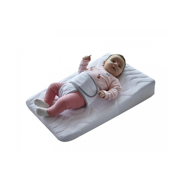 Salteluta pozitionator pentru bebelusi Baby Reflux Pillow (Culoare: Alb)