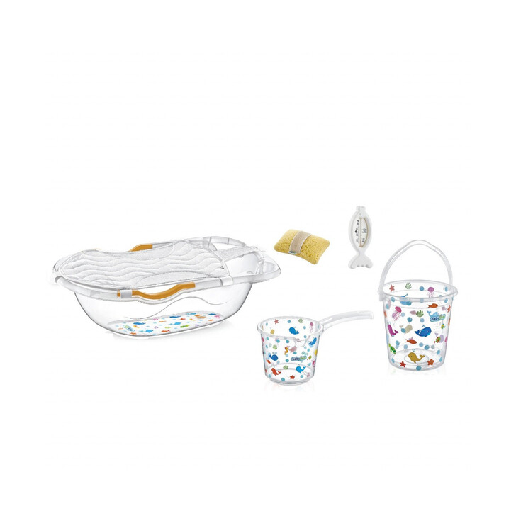 Set de baie cu 6 piese BabyJem (Culoare: Roz)