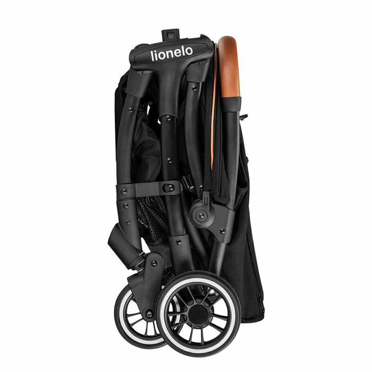 Lionelo - Carucior sport Julie One, De la nastere, Cu accesorii, Cadru din aluminiu, 0-22 kg, Negru