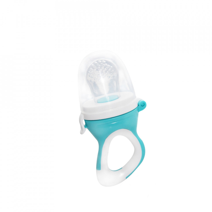 Dispozitiv de hranire din silicon Fruits and Vegetables (Culoare: Bleu)
