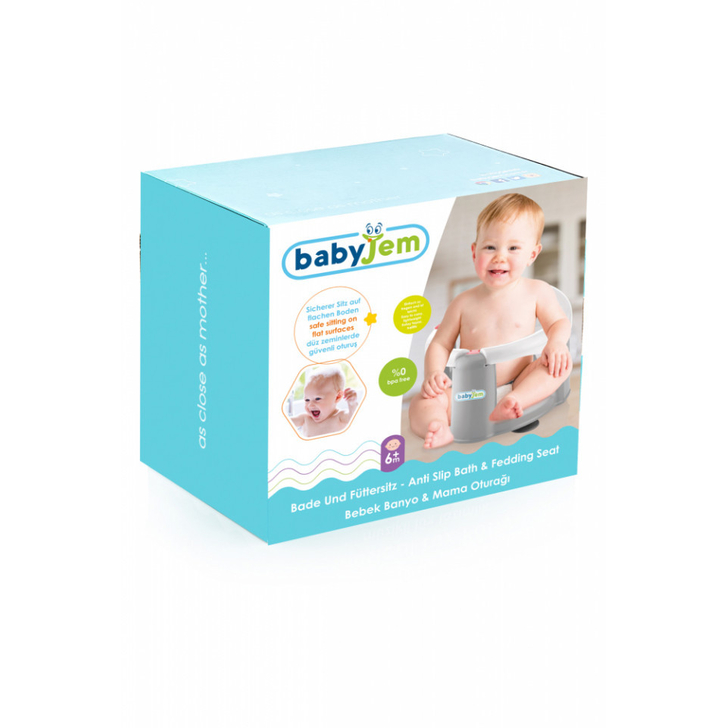 Scaun de baie bebelusi Bath and Feeding BabyJem (Culoare: Negru)