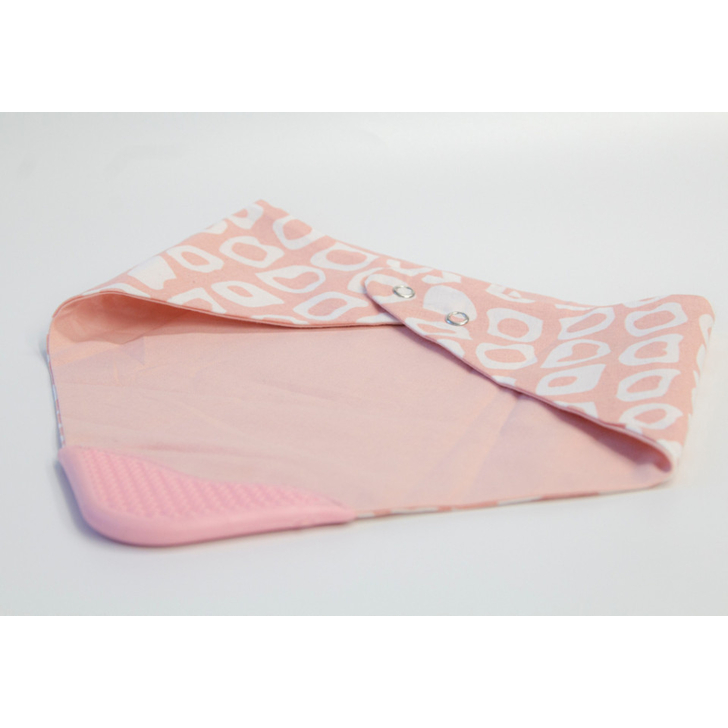 Baveta tip bandana cu jucarie dentitie (Culoare: Indigo)