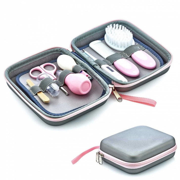 Set ingrijire bebelusi cu 9 piese BabyJem Grooming Set (Culoare: Bleu)